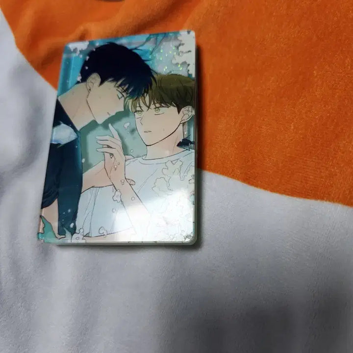 [BUNJANG] Tiger Taming Guide Water Glitter Screen Protector / 범을 길들이는 요령 워터 글리터 보호필름 부착  개봉