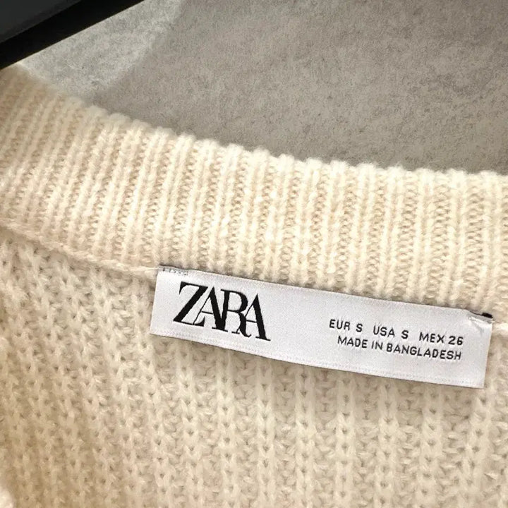 [BUNJANG] ZARA V-Neck Wool Knit Sweater / 자라 브이넥 울 니트