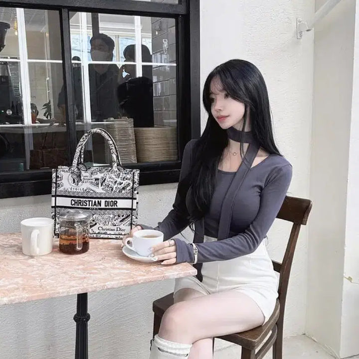 [BUNJANG] Mayoon Fleece Lined All-Purpose T-Shirt / 메이윤 23ver. [자체제작] 속기모 만능 티셔츠