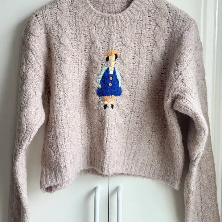 [BUNJANG] Unknown Crop Knit Top / 크롭 니트