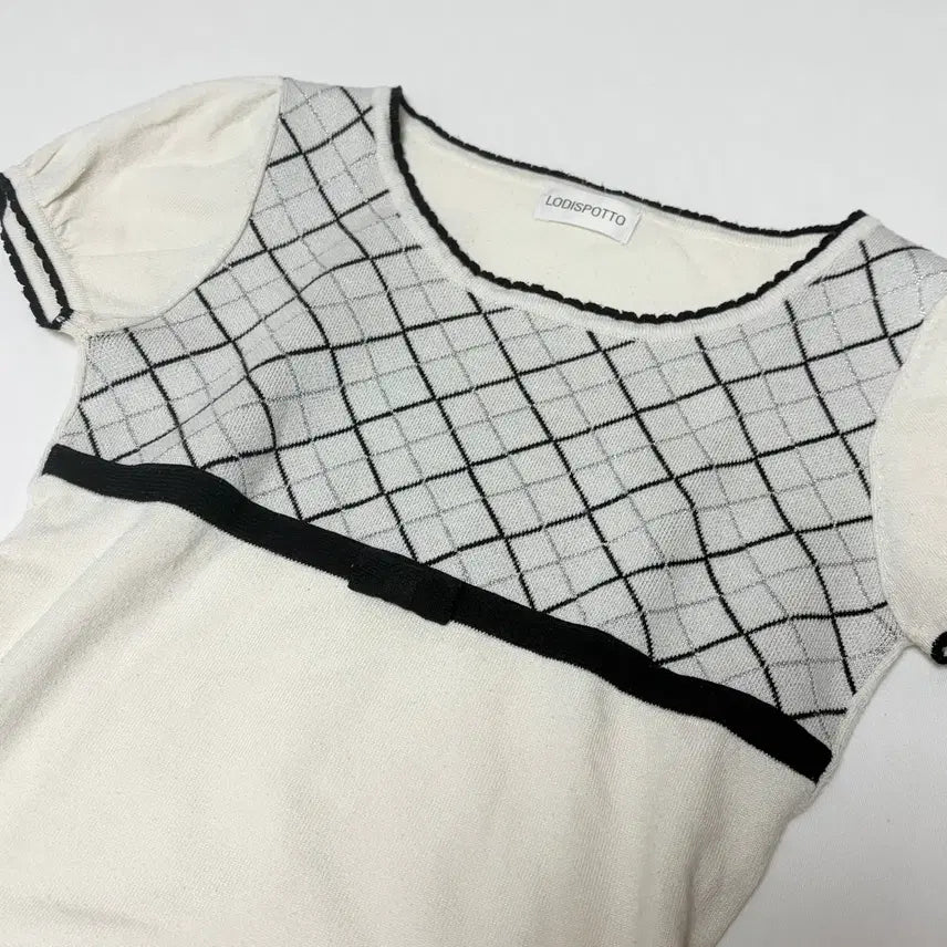 [BUNJANG] LODISPOTTO Vintage Half Sleeve Knit / 일본빈티지 LODISPOTTO 로디스포토 갸루 로걀 반소매 니트