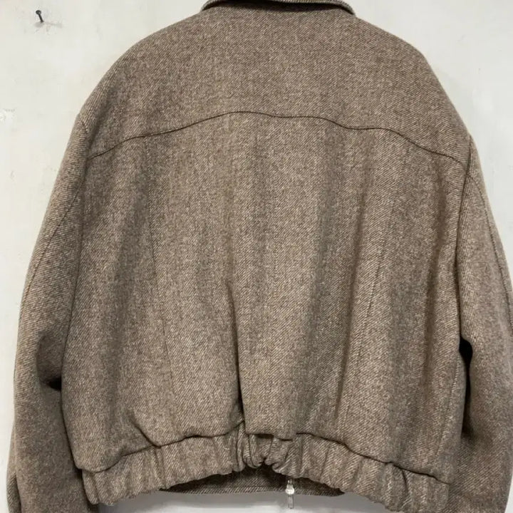 [BUNJANG] N6035 Quilted Wool Jacket / 새상품)누빔 울 자켓.봄버.블루종.투웨이집업