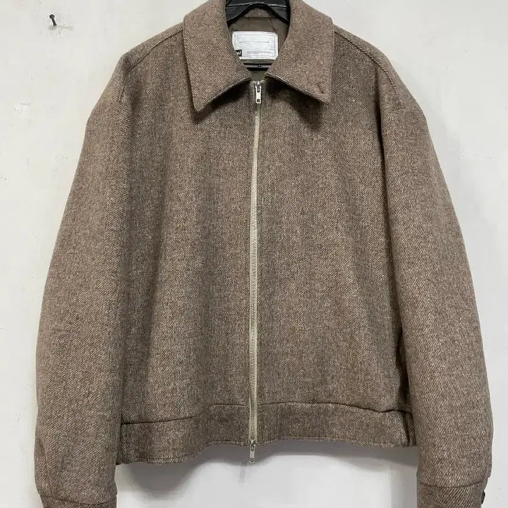 [BUNJANG] N6035 Quilted Wool Jacket / 새상품)누빔 울 자켓.봄버.블루종.투웨이집업