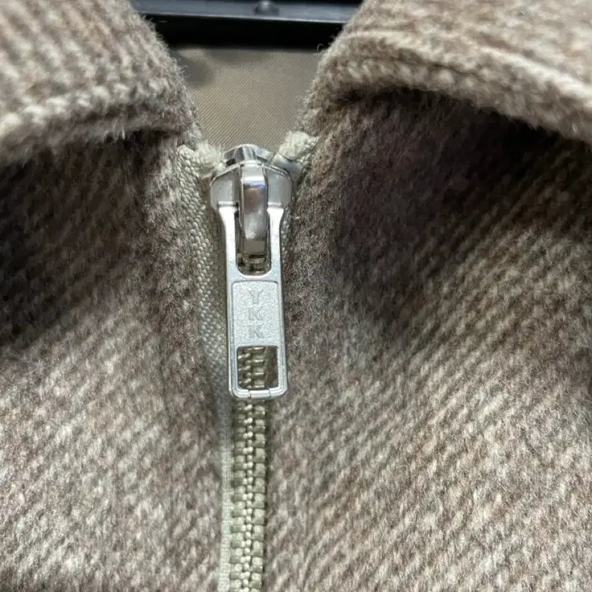 [BUNJANG] N6035 Quilted Wool Jacket / 새상품)누빔 울 자켓.봄버.블루종.투웨이집업