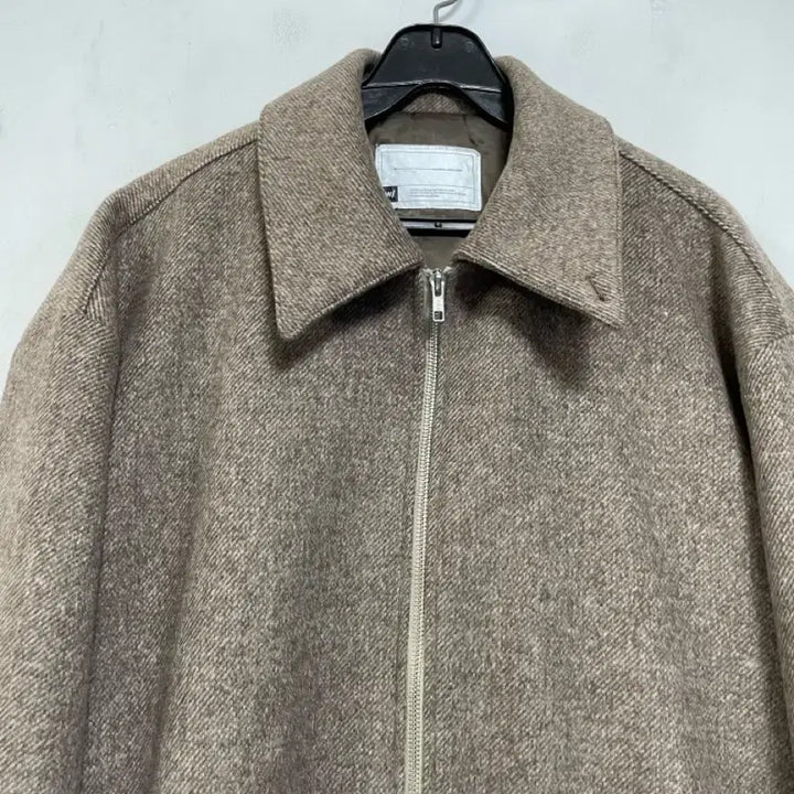 [BUNJANG] N6035 Quilted Wool Jacket / 새상품)누빔 울 자켓.봄버.블루종.투웨이집업