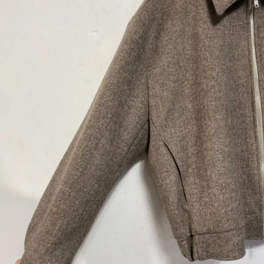 [BUNJANG] N6035 Quilted Wool Jacket / 새상품)누빔 울 자켓.봄버.블루종.투웨이집업