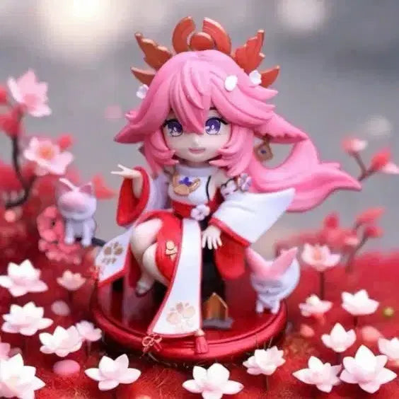 [BUNJANG] Genshin Impact Yae Miko PVC Figure / [즉시발송, 무료배송] 원신 야에 미코 피규어
