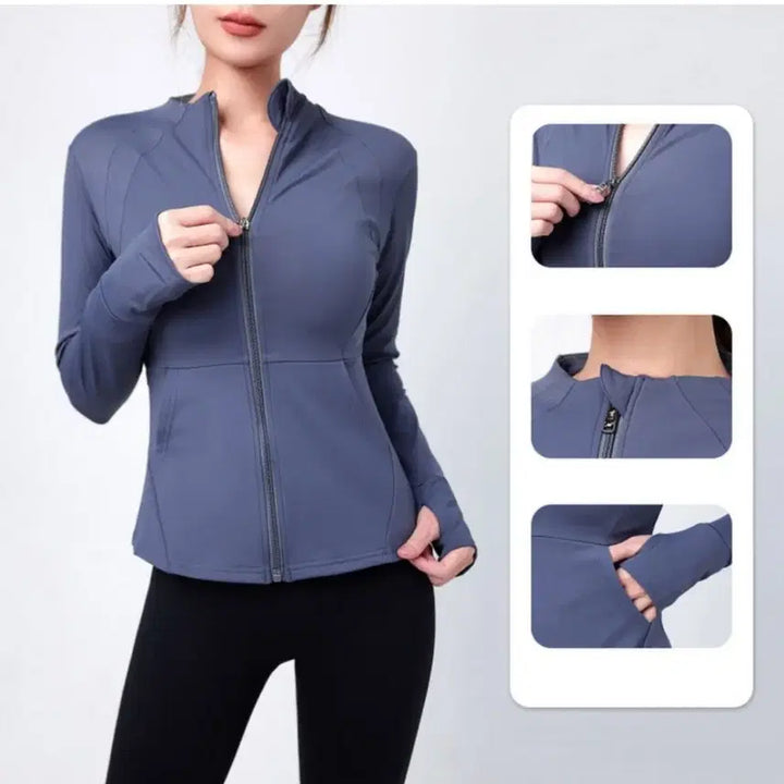 [BUNJANG] Women's Training Zip-Up Suit / 여성 트레이닝 집업 슈트