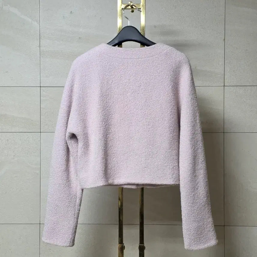 [BUNJANG] Sienne Boucle Round Jacket Lavender Pink / 시에 부클 라운드 자켓 라벤더 핑크