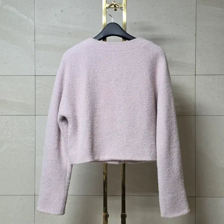 [BUNJANG] Sienne Boucle Round Jacket Lavender Pink / 시에 부클 라운드 자켓 라벤더 핑크