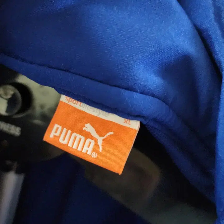 [BUNJANG] Puma Bomber Jacket Blue/Black / 푸마 블루종 자켓 블루 / 블랙