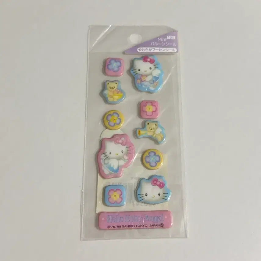 [BUNJANG] Vintage Angel Kitty Epoxy Sticker / 고전 엔젤 키티 에폭시 스티커