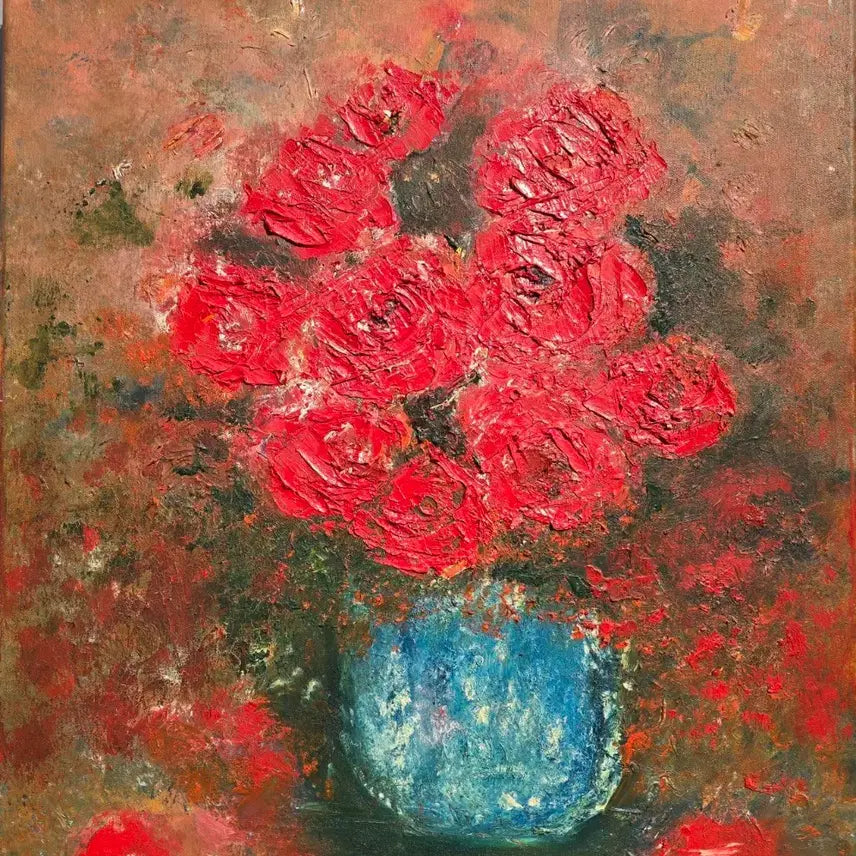 [BUNJANG] Abstract Still Life Painting / 정물추상화.  작가미상.  15호