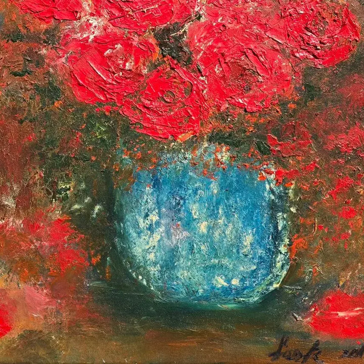 [BUNJANG] Abstract Still Life Painting / 정물추상화.  작가미상.  15호