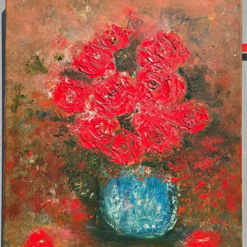 [BUNJANG] Abstract Still Life Painting / 정물추상화.  작가미상.  15호