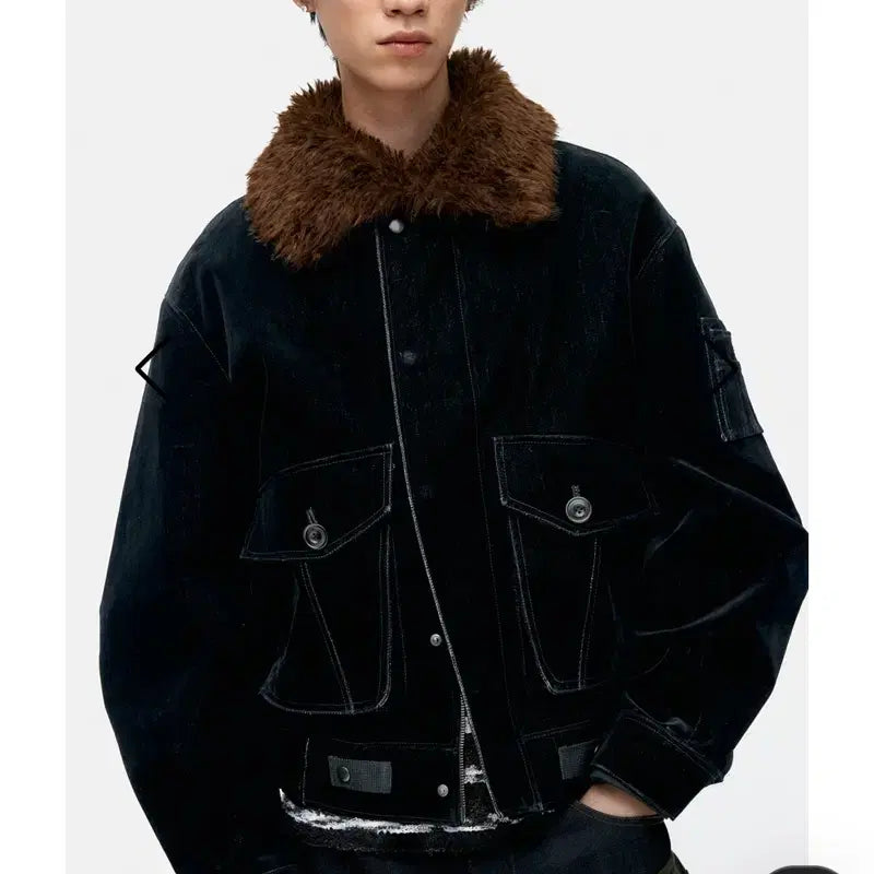 [BUNJANG] Andersson Bell Velvet Bomber Jacket (Size S) / (새상품)앤더슨벨 미쿠스 벨벳 봄버자켓 S사이즈