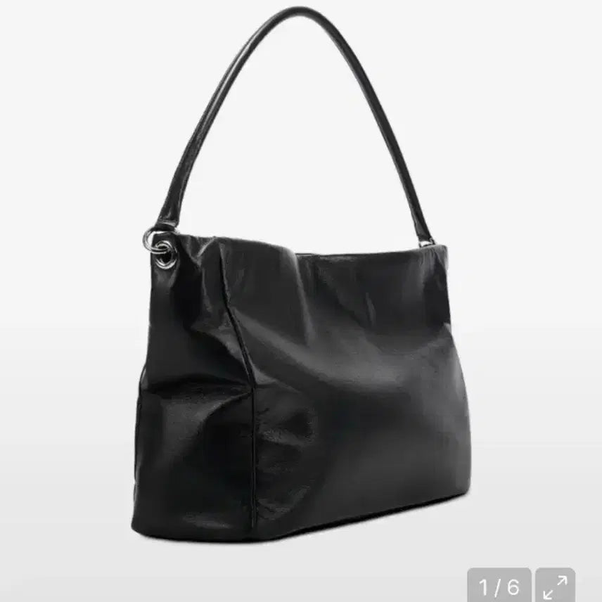[BUNJANG] DINIIT Leather Big Bag Black / 다이닛 레더 빅백 블랙