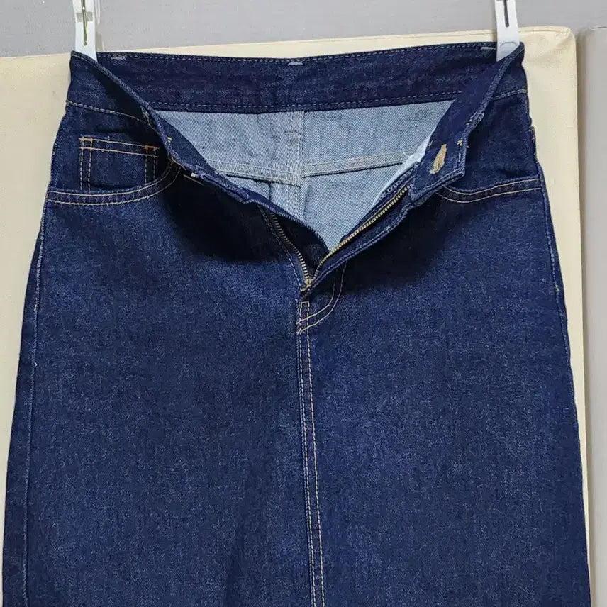 [BUNJANG] Denim Midi Skirt / 청 데님 미디 스커트