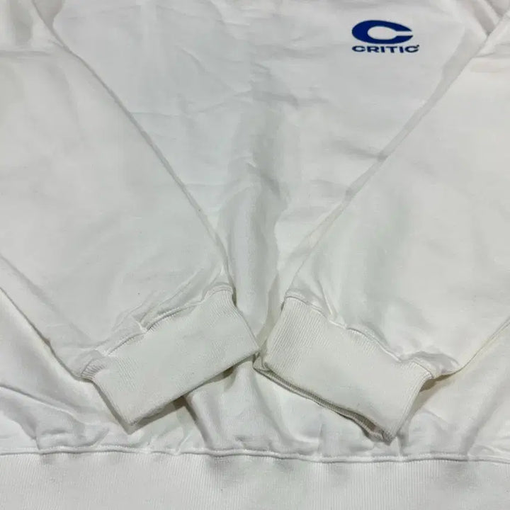 [BUNJANG] Critic Logo White Sweatshirt / 크리틱 맨투맨 xl (기모0)상태a급