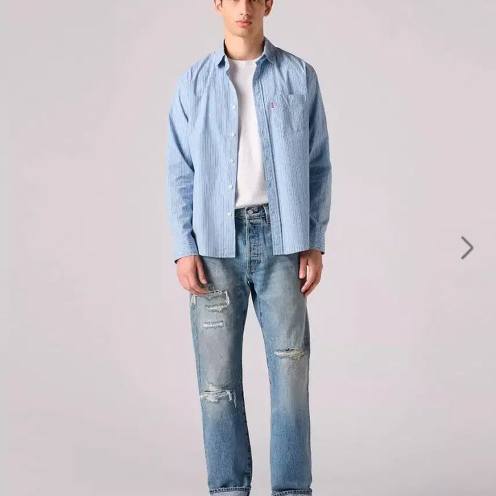 [BUNJANG] Levi's 501 Turquoise Rivet Selvedge Jeans / [30x30] 리바이스 501 터 콰이즈 리벳 셀비지 새상품