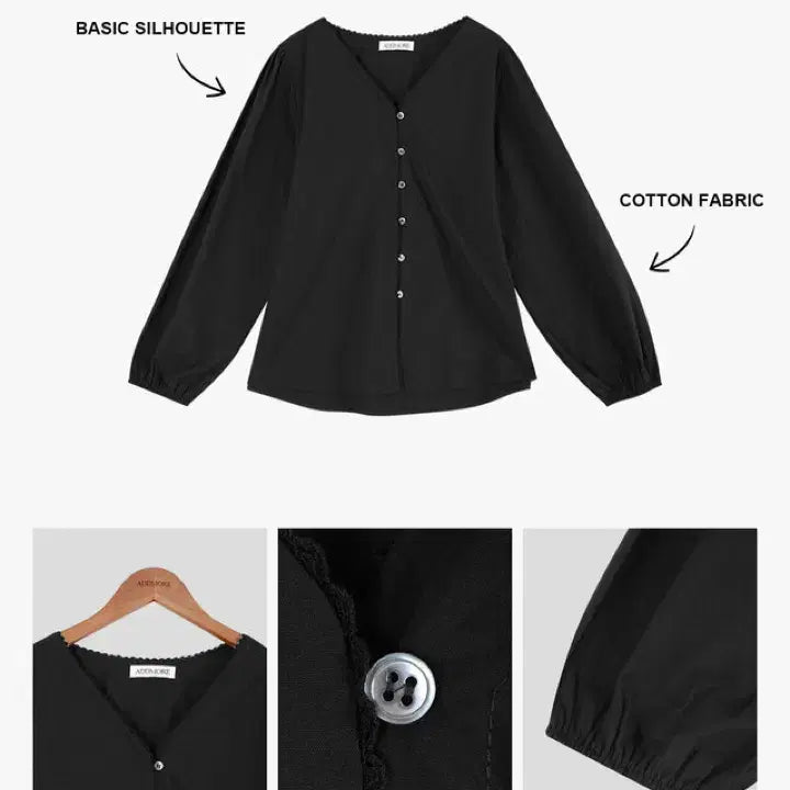[BUNJANG] Edmore Vienna Lace Blouse / 에드모어 비엔나 스트랩 레이스 블라우스