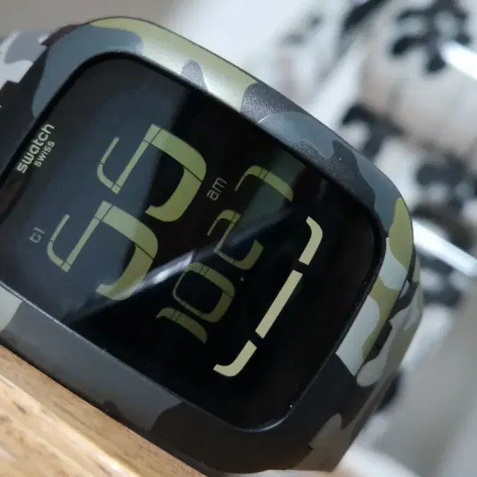 [BUNJANG] Swatch Touch Digital Camo Rare Watch / # SWATCH 스와치 터치 디지털 카모 레어모델 정품시계 급처