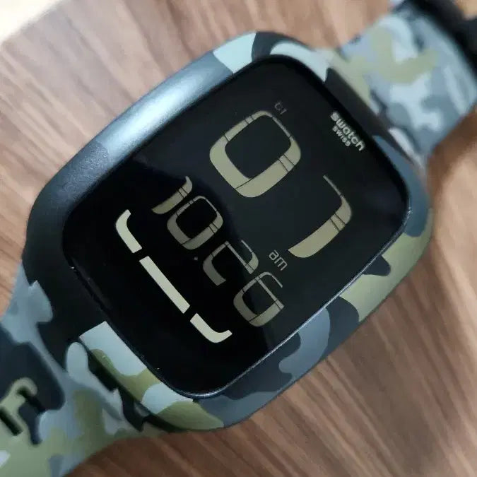 [BUNJANG] Swatch Touch Digital Camo Rare Watch / # SWATCH 스와치 터치 디지털 카모 레어모델 정품시계 급처