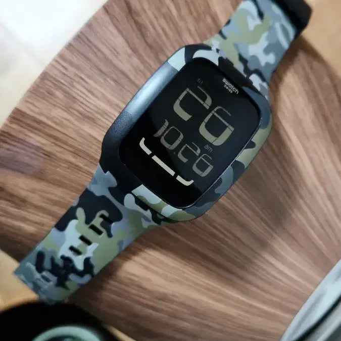 [BUNJANG] Swatch Touch Digital Camo Rare Watch / # SWATCH 스와치 터치 디지털 카모 레어모델 정품시계 급처