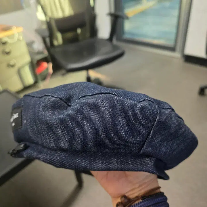 [SOLD OUT] 포에지담 데님 베렛 베레모 인디고