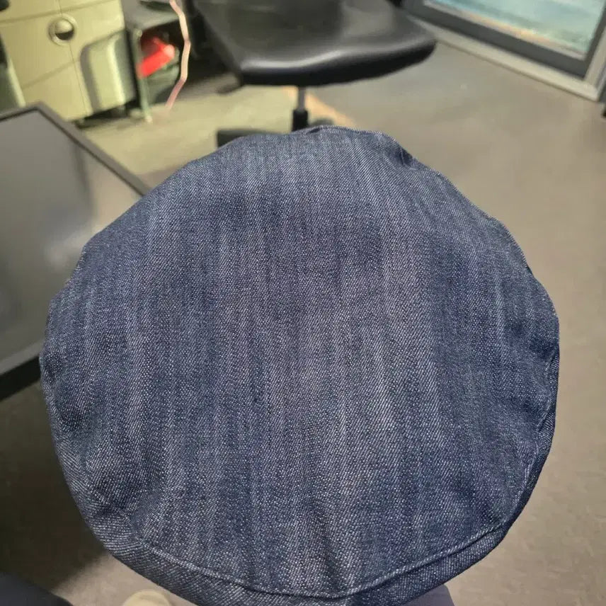 [SOLD OUT] 포에지담 데님 베렛 베레모 인디고