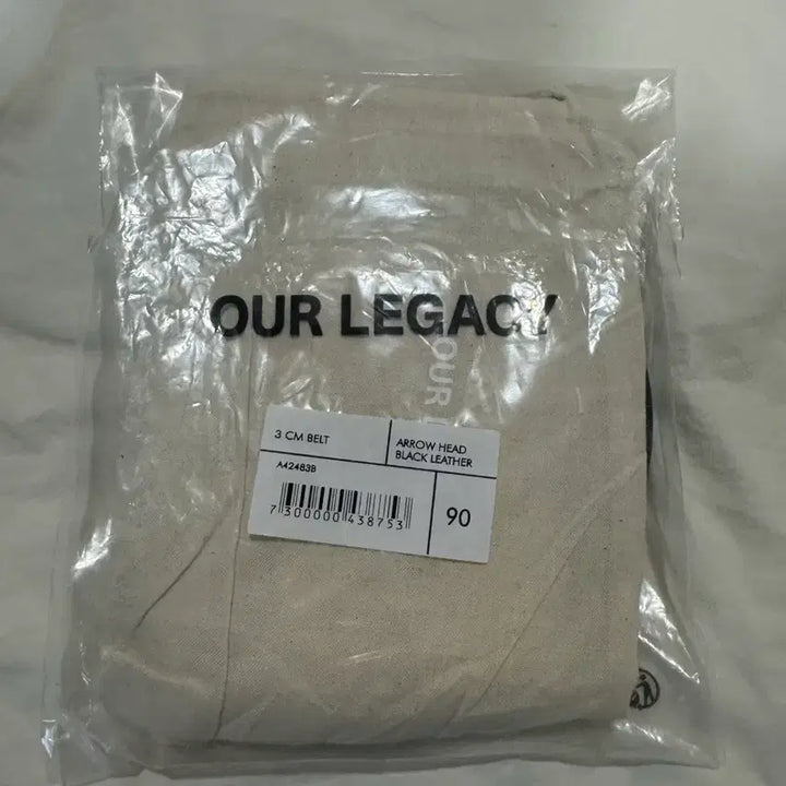 [BUNJANG] Our Legacy Arrow Head Leather Belt 90 / 아워레거시 애로우 헤드 레더 벨트 90 새상품