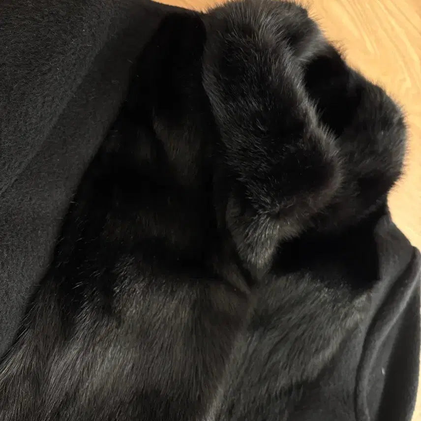 [BUNJANG] Alpaca Mink Fur Coat (Size 55) / 유로컬렉션 알파카 천연모피 밍크 코트 55