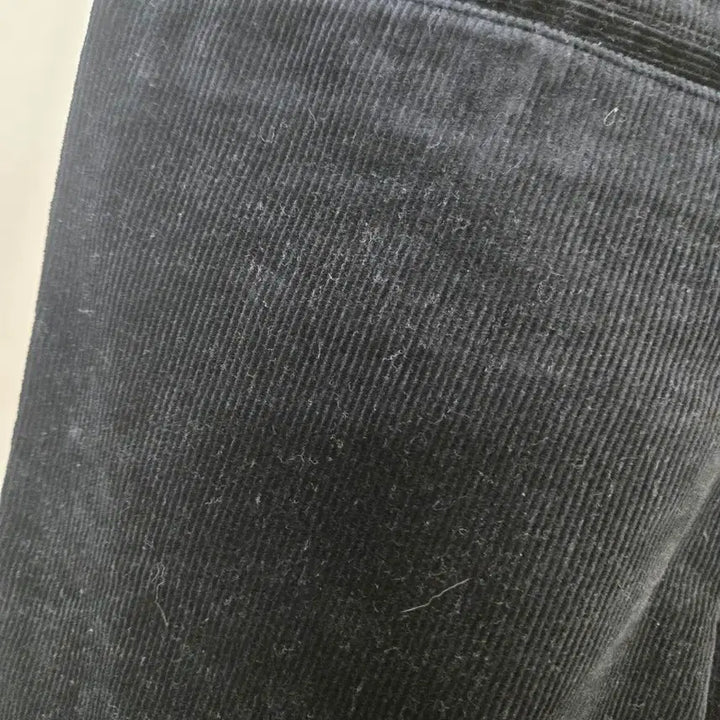 [BUNJANG] ZARA Black Corduroy Jogger Pants / 탄탄재질 고급스러운 라운드티