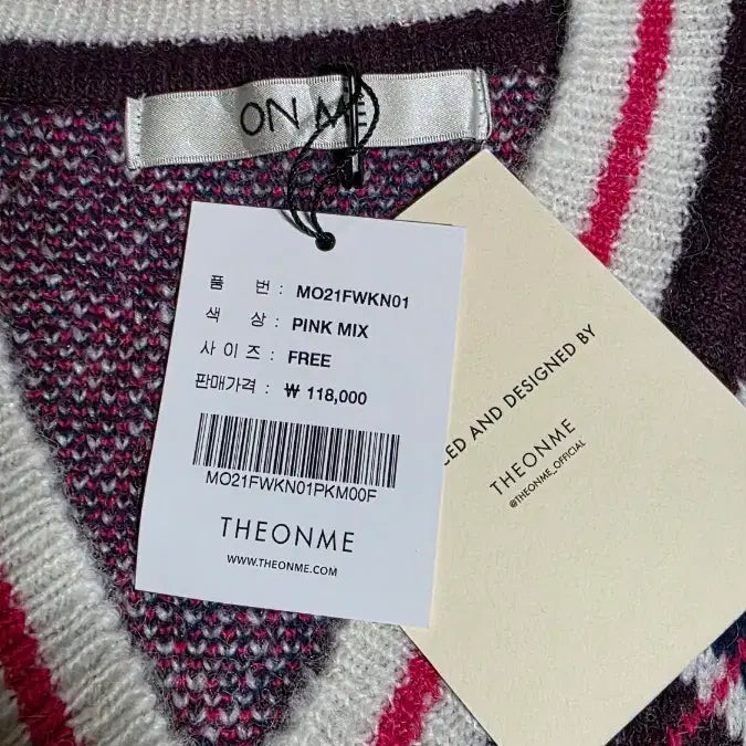 [BUNJANG] Argyle Check Knit Vest / (새 상품) 아가일 체크 니트 조끼 프리사이즈 택비포함