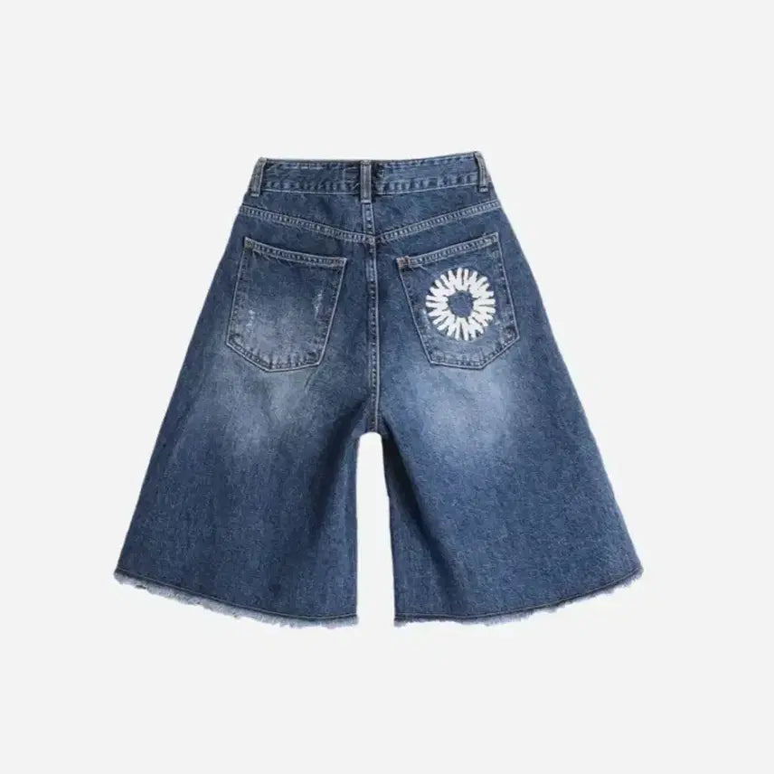 [BUNJANG] 999 Humanity Bermuda Pants Deep Blue / 999 휴머니티 버뮤다 팬츠 딥 블루