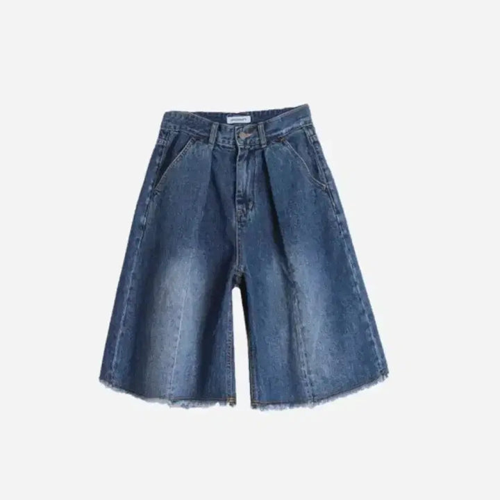 [BUNJANG] 999 Humanity Bermuda Pants Deep Blue / 999 휴머니티 버뮤다 팬츠 딥 블루
