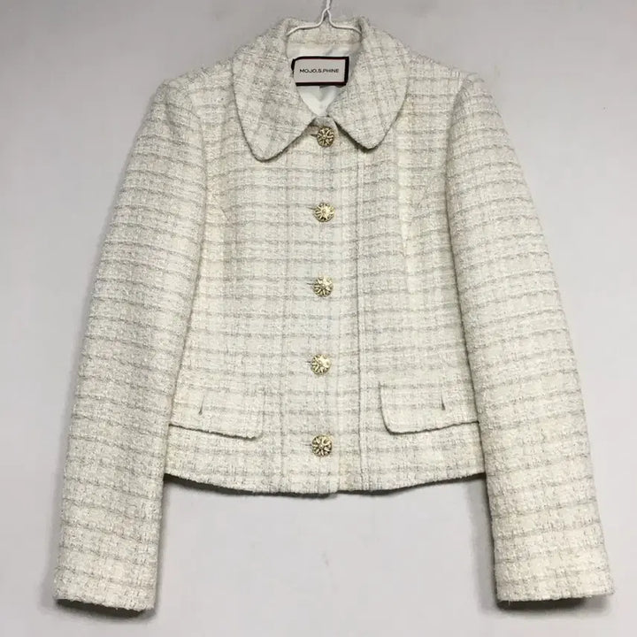 [BUNJANG] MojoSphin Tweed Jacket / 21 모조에스핀 버튼 트위드 자켓 55