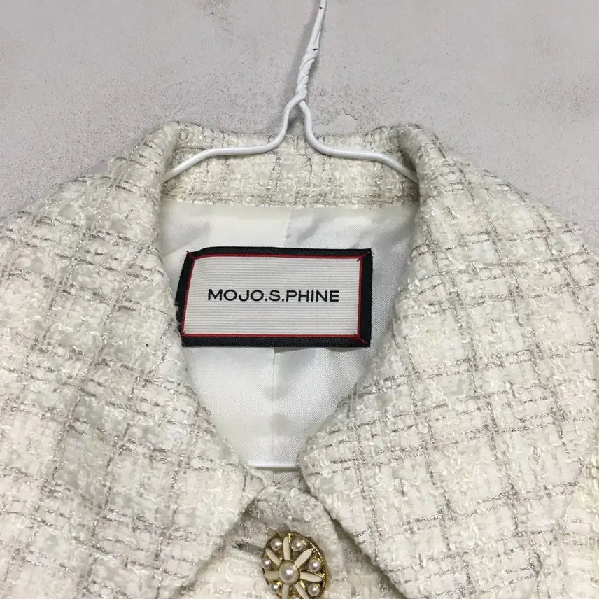 [BUNJANG] MojoSphin Tweed Jacket / 21 모조에스핀 버튼 트위드 자켓 55