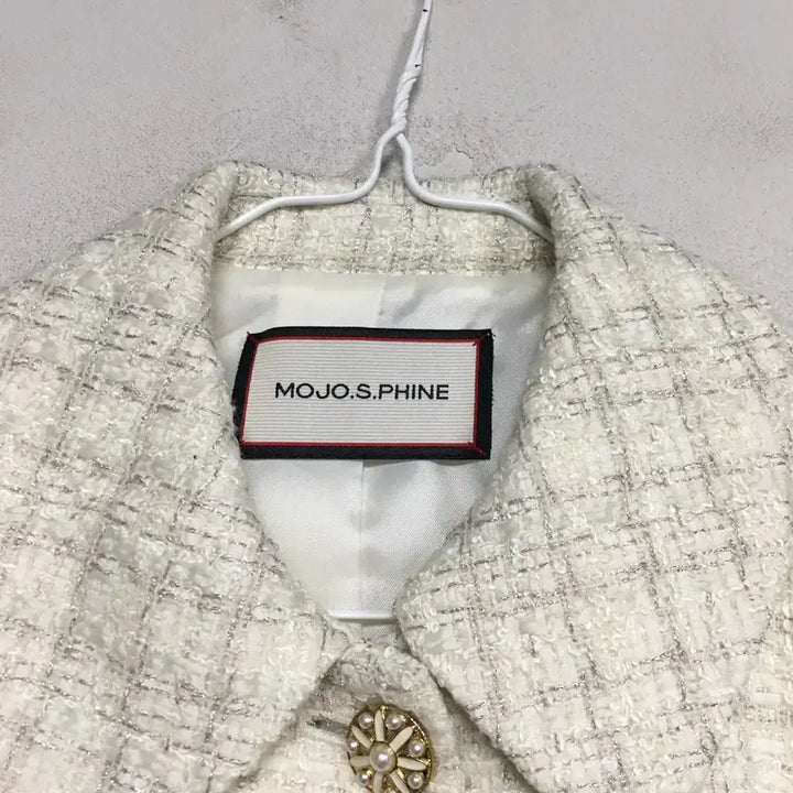 [BUNJANG] MojoSphin Tweed Jacket / 21 모조에스핀 버튼 트위드 자켓 55