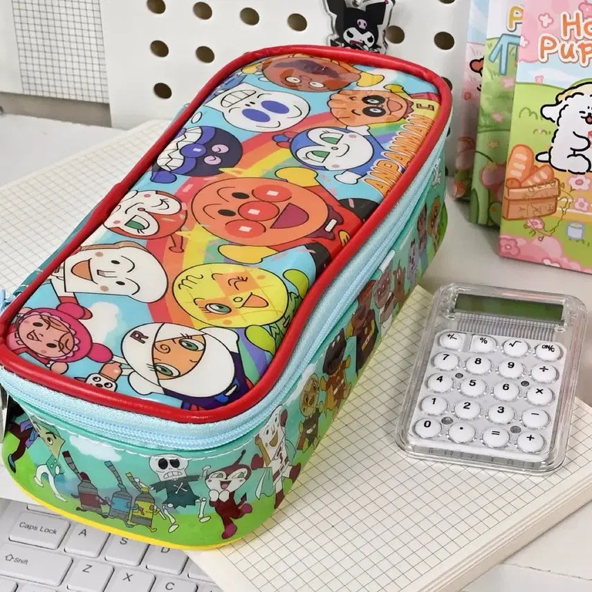 [BUNJANG] Character Pencil Case Pouch / 호빵맨 캐릭터 필통 파우치