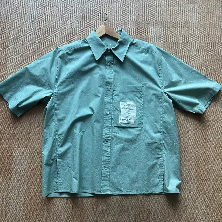 [BUNJANG] Wooyoungmi Short Sleeve Shirt / 우영미 반팔 셔츠