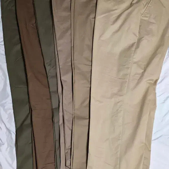 [BUNJANG] SPTCA49C11-00 Tapered Chino Pants / 9부 테이퍼드 치노 팬츠SPTCA49C11-00 카키 다크카키 브라운