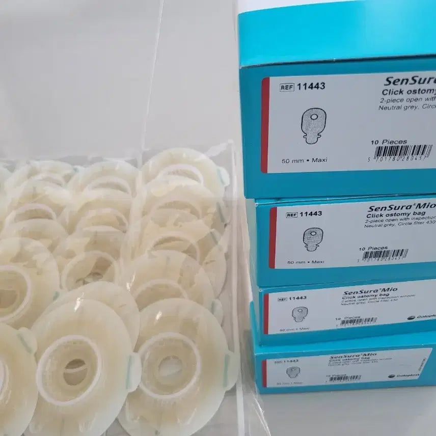 [BUNJANG] Coloplast SenSura Mio Ostomy Base Plate and Pouch Set / 콜로플라스트 센슈라미오 장루판50m 50개+장루주머니 40개