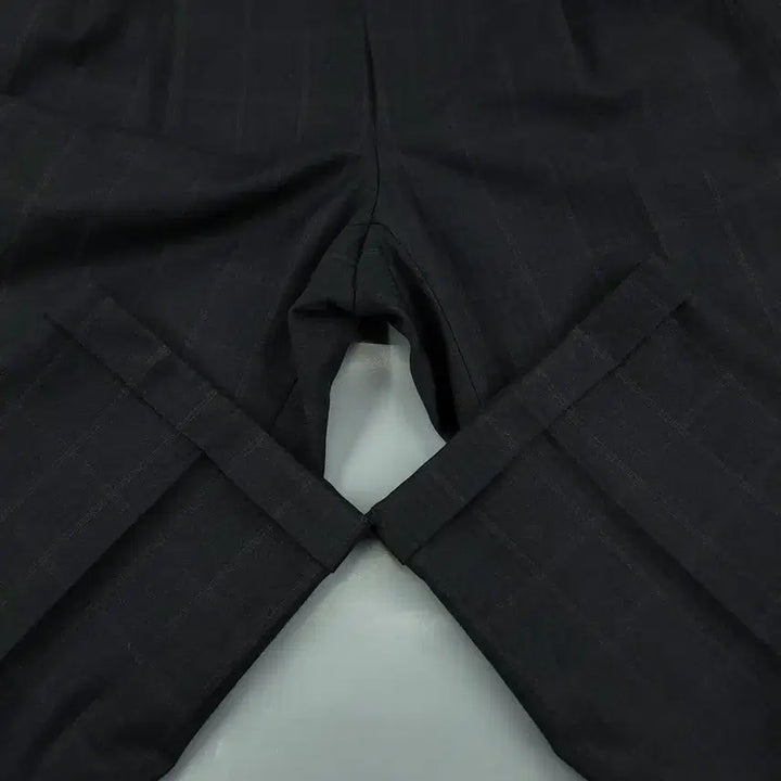 [BUNJANG] Givenchy Men Grid Pattern Trousers / GIVENCHY MEN 지방시 00s 딥그레이 딥브라운 블랙 배색 그리드