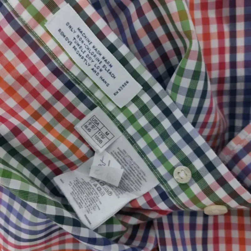 [BUNJANG] Brooks Brothers Men's Check Shirt / 우수/브룩스브라더스 남성 체크남방/105/구제24시/일