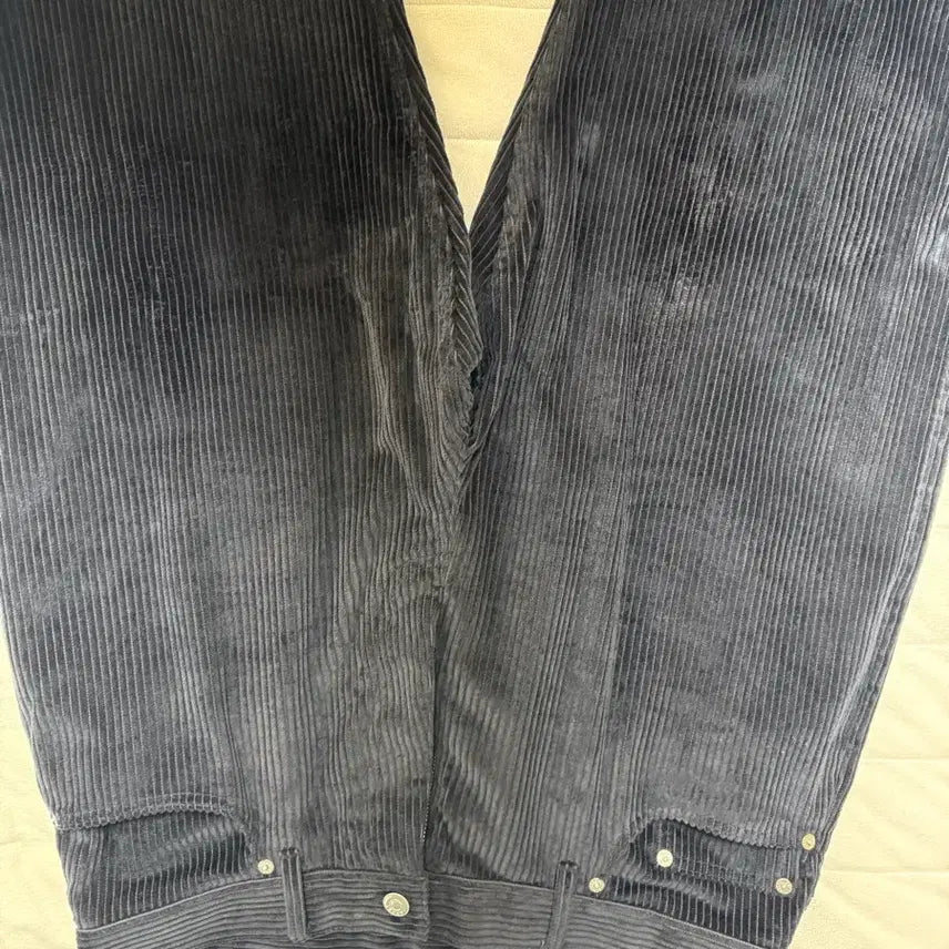 [BUNJANG] Arket Corduroy Pants Dark Blue (50) / 아르켓 루즈핏 코듀로이 팬츠 다크블루 (50)
