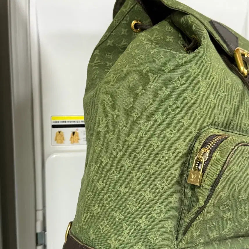 [BUNJANG] Louis Vuitton Montsouris Green Backpack GM / 루이비통 몽수리 그린 백팩 GM