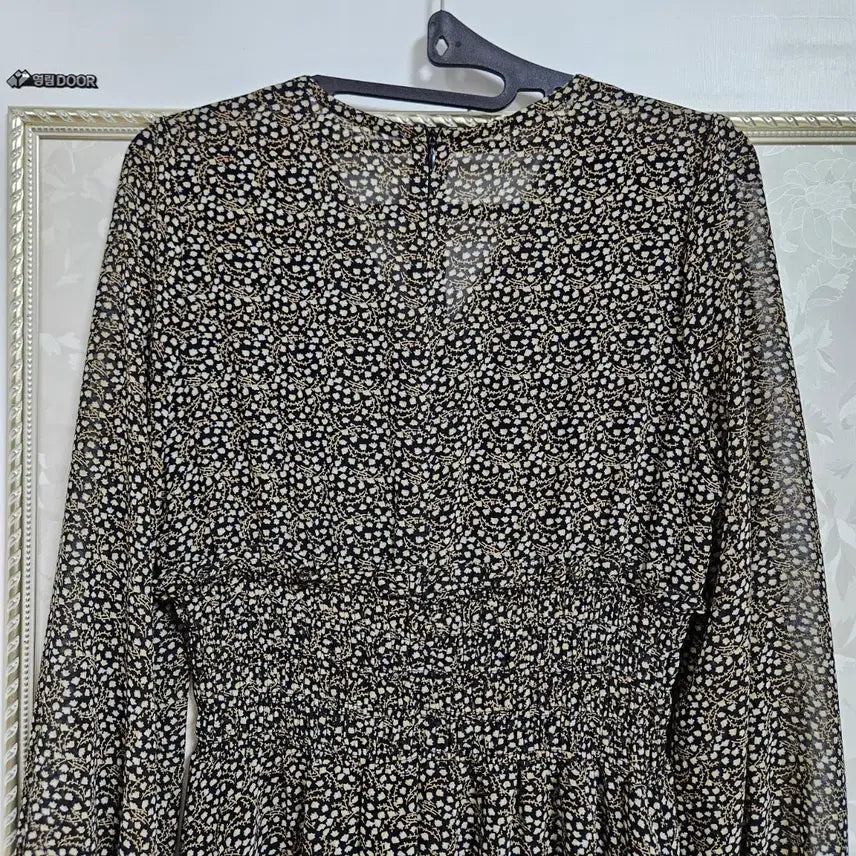 [BUNJANG] Floral Pattern Long Dress / 잔꽃무늬 롱 원피스
