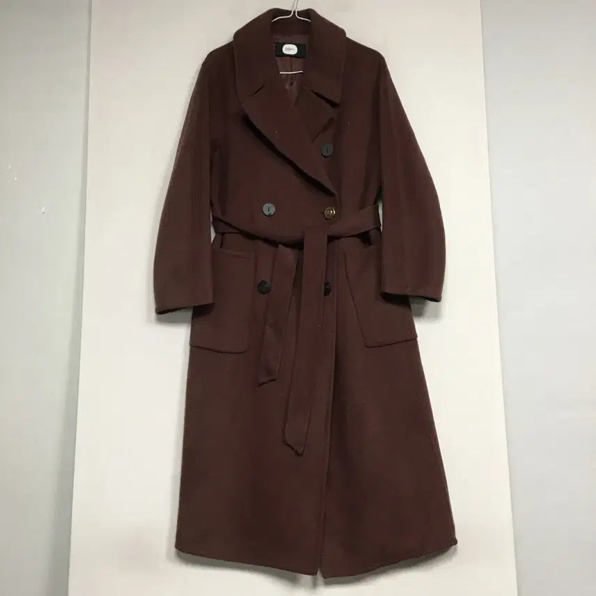 [BUNJANG] DEWL Cashmere Wool Belt Coat / DEWL 듀엘 캐시미어 울 벨트 코트 55