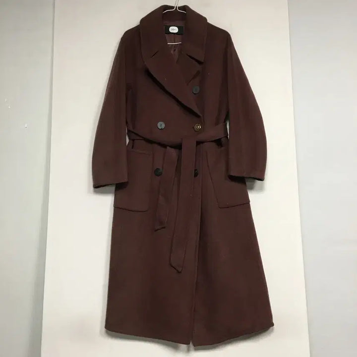 [BUNJANG] DEWL Cashmere Wool Belt Coat / DEWL 듀엘 캐시미어 울 벨트 코트 55